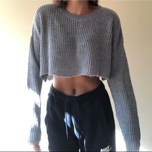 Crop sweater